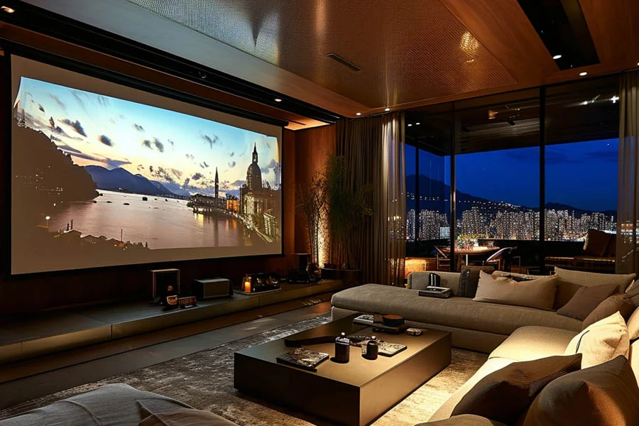 living room projector